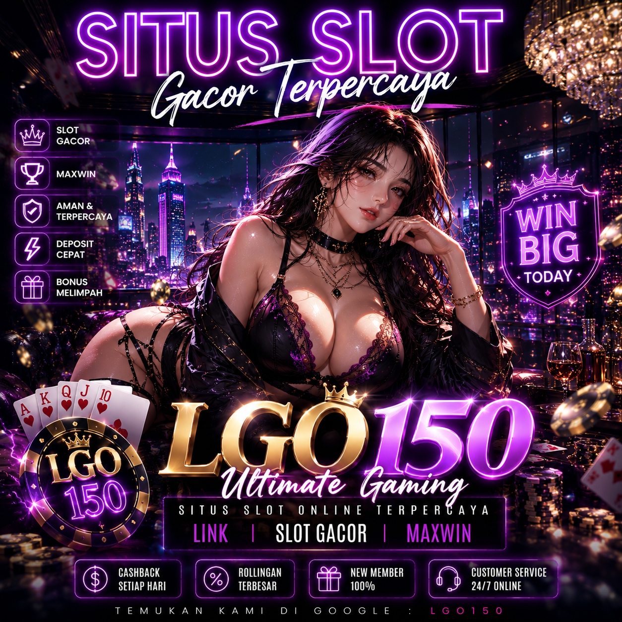 LGO150 🎰 Situs Slot Online Gacor & Casino Terpercaya